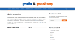 Desktop Screenshot of gratisengoedkoop.nl