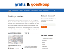 Tablet Screenshot of gratisengoedkoop.nl